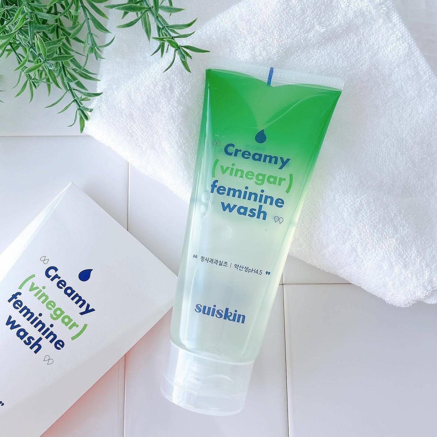 クリーミービネガーフェミニンウォッシュ/suiskin/ボディソープを使ったクチコミ(1枚目)