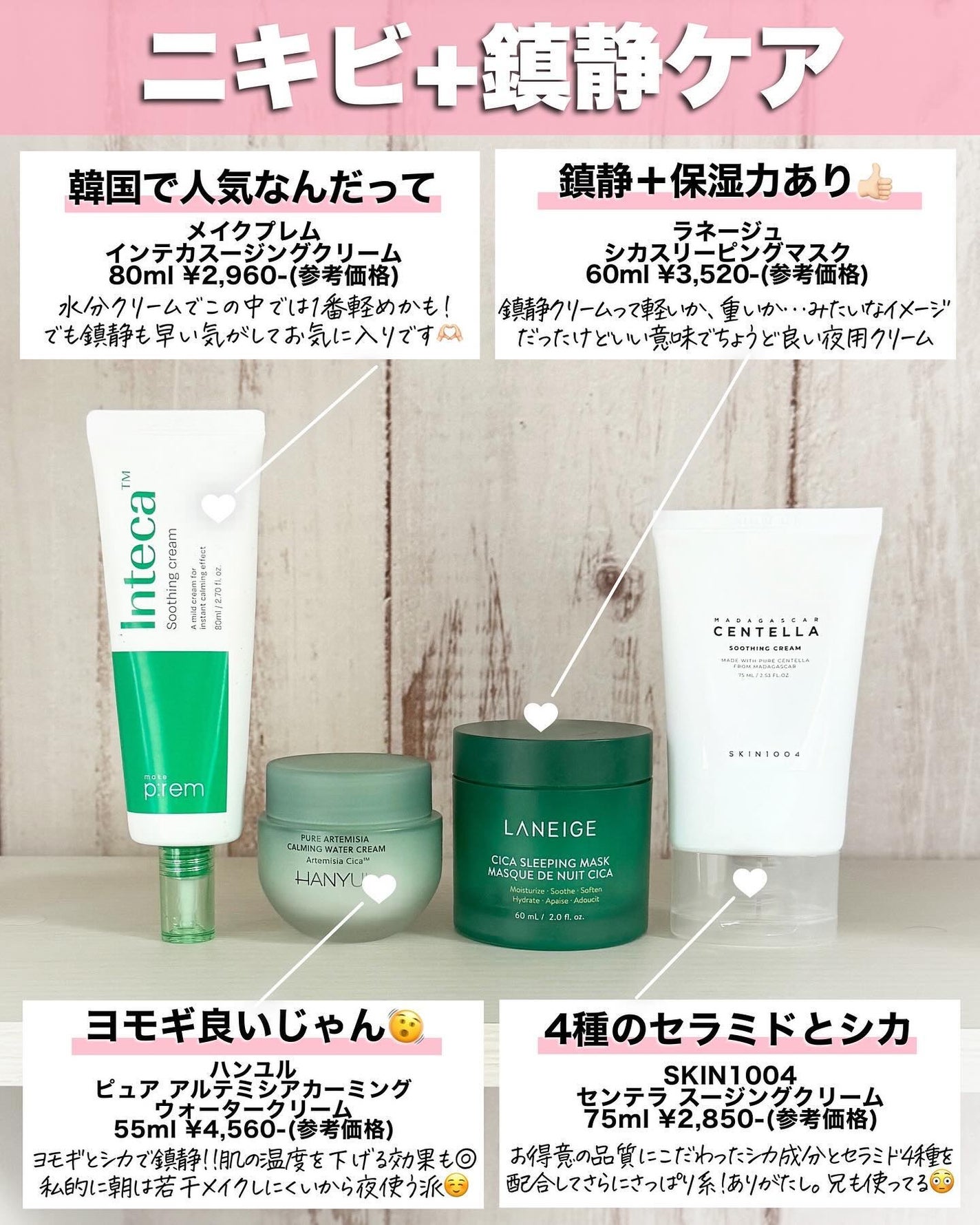 アスカ on LIPS 「メガ割🎉クリームまとめ✍️❤️/良いと思った保湿ケア最新版です..」(5枚目)