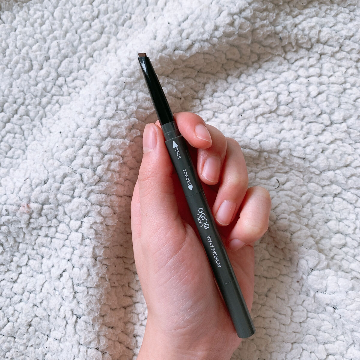 GENE3WAYアイブロウ三角芯タイプ/セリア/アイブロウペンシルを使ったクチコミ（2枚目）