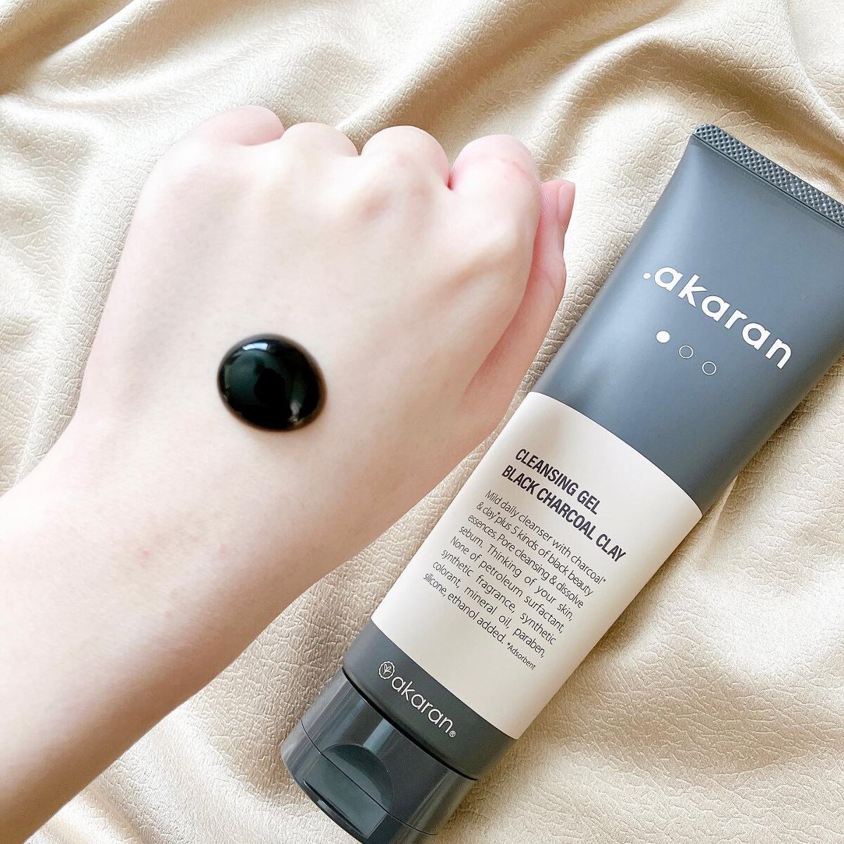 ブラックジェルクレンジング/.akaran/クレンジングジェルを使ったクチコミ（3枚目）