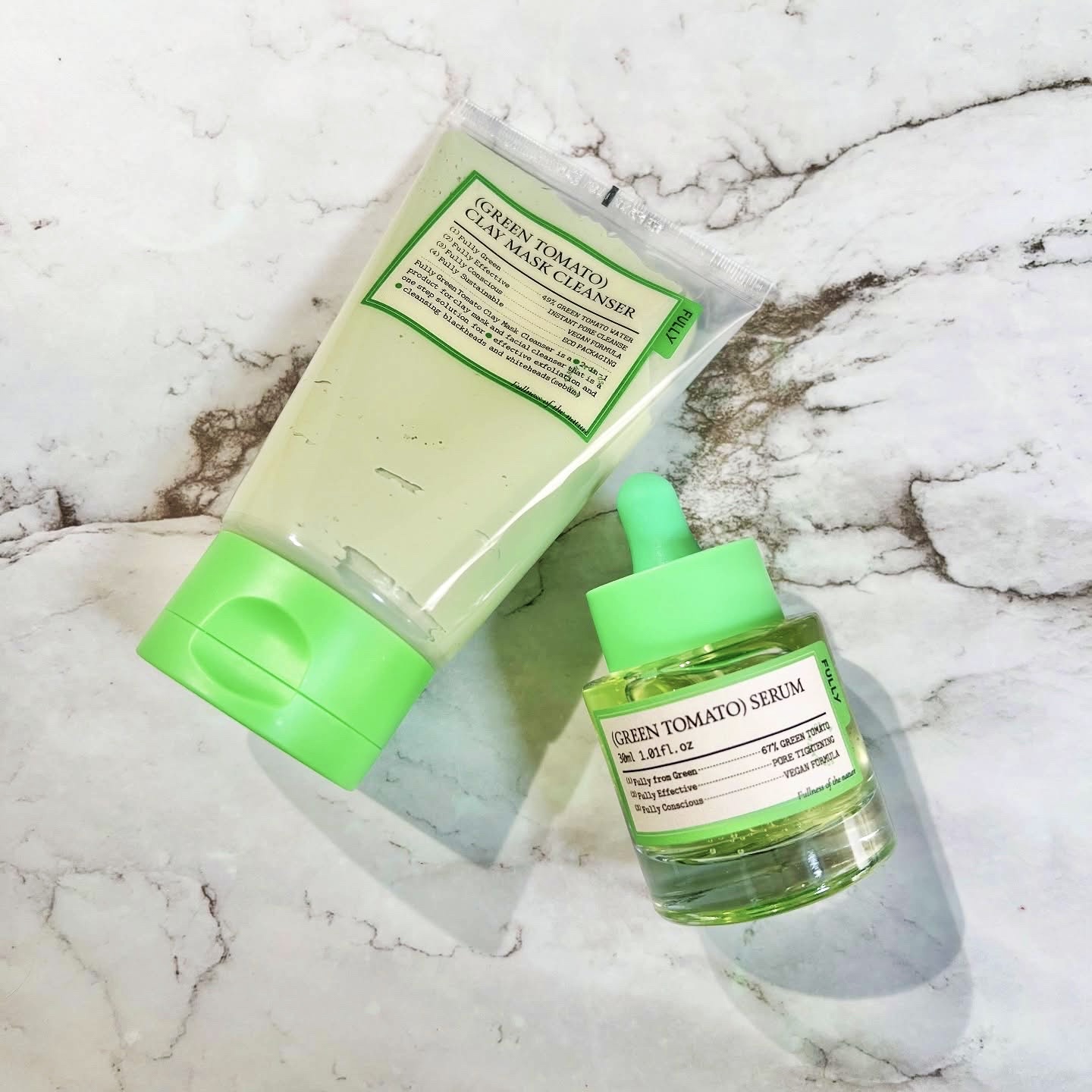 グリーントマトクレイマスククレンザー/FULLY/洗い流すパック・マスクを使ったクチコミ（1枚目）