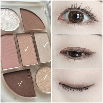 シンプレイン アイパレット/Sim;plain/アイシャドウパレットを使ったクチコミ(2枚目)