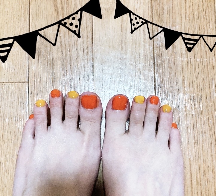 ネイルホリック OR202/ネイルホリック/マニキュアを使ったクチコミ（3枚目）