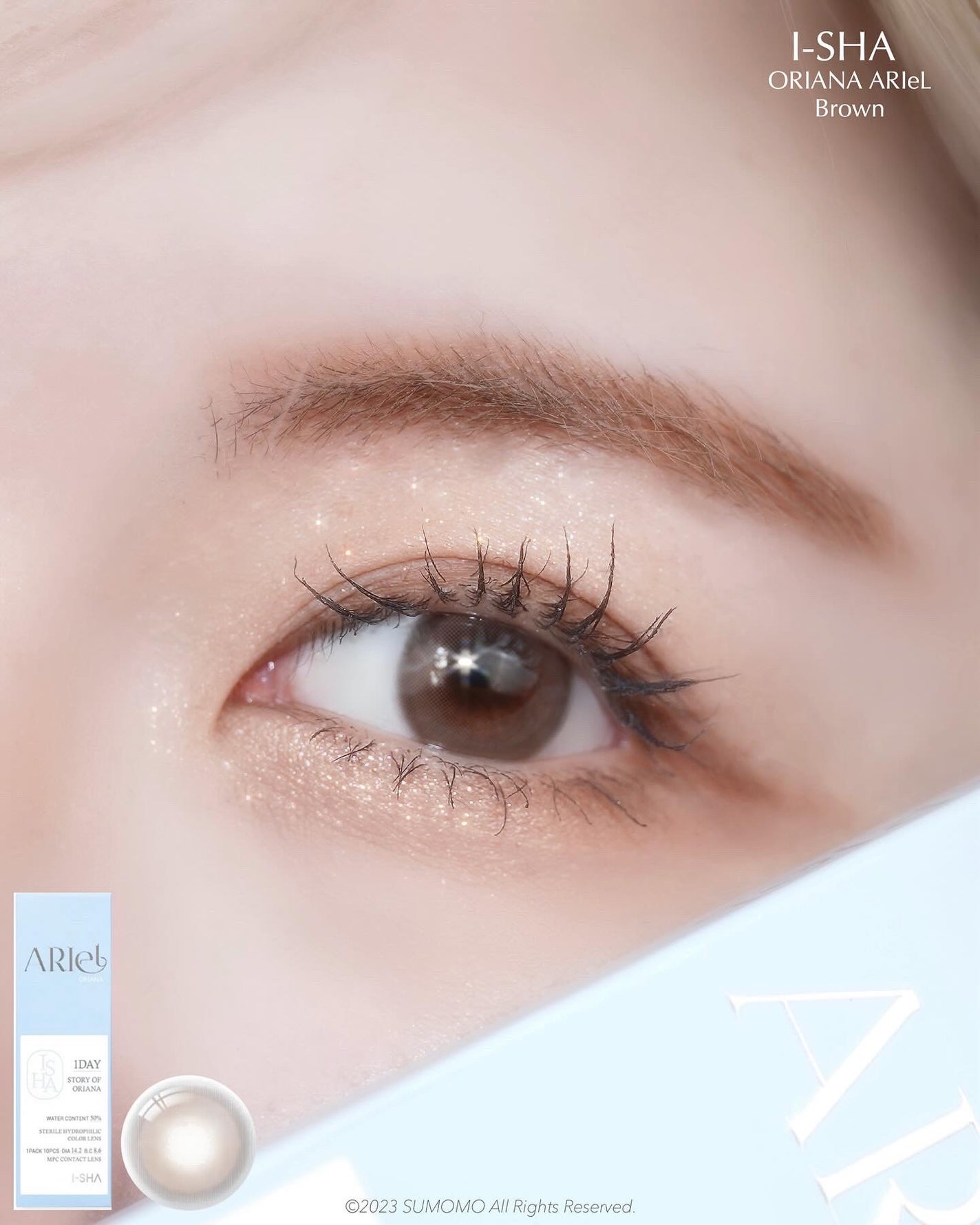 ORIANA ARIEL/i-sha/カラーコンタクトレンズを使ったクチコミ(7枚目)