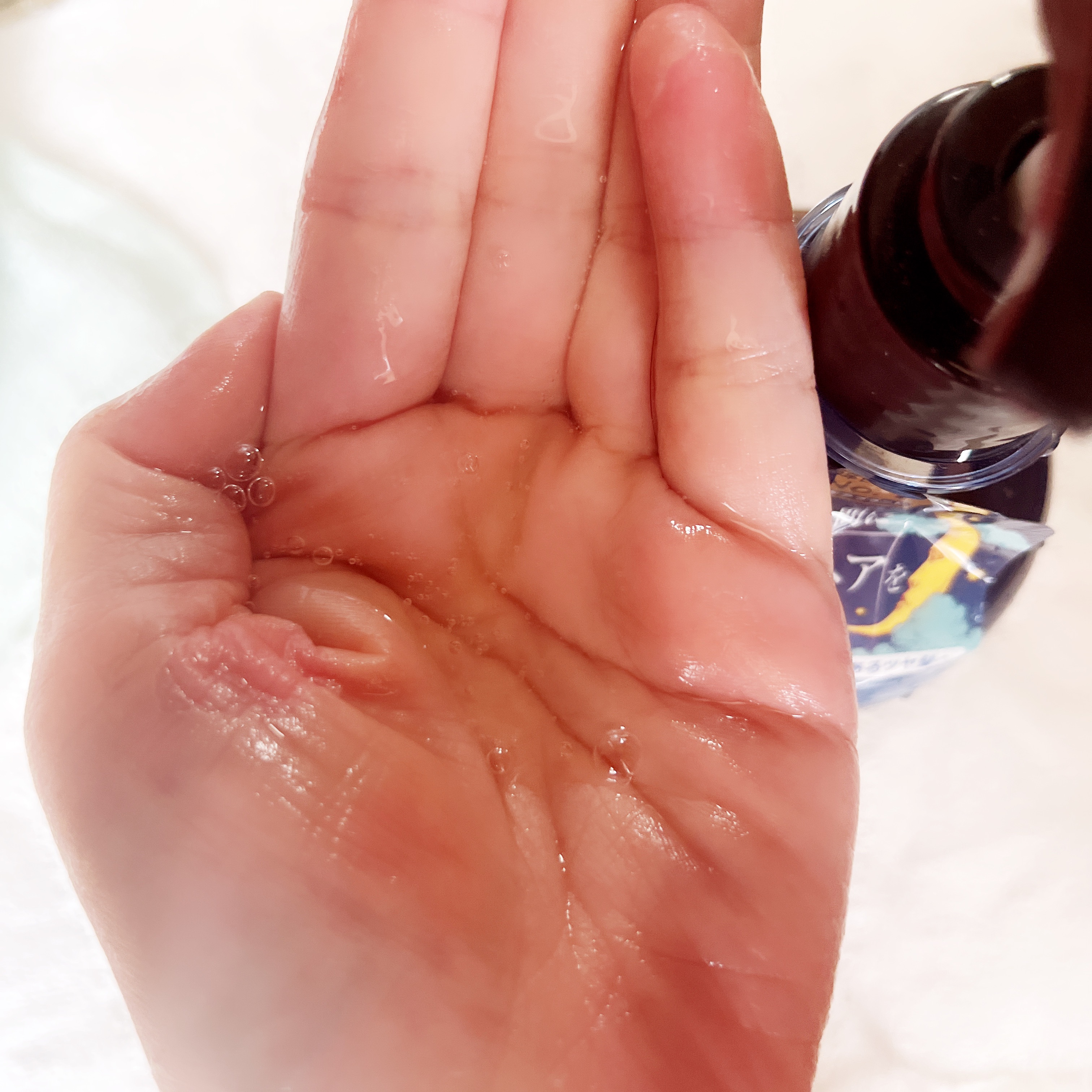 眠っている間 ナイトリペアシャンプー＆トリートメント/エラスチン/シャンプー・コンディショナーを使ったクチコミ（2枚目）