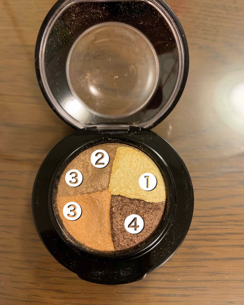 熊野筆 アイシャドウ用 M/ロージーローザ/メイクブラシを使ったクチコミ（2枚目）