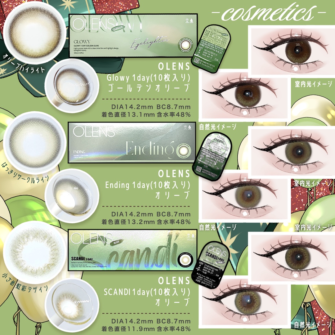 Ending 1day/OLENS/ワンデー（１DAY）カラコンを使ったクチコミ（2枚目）