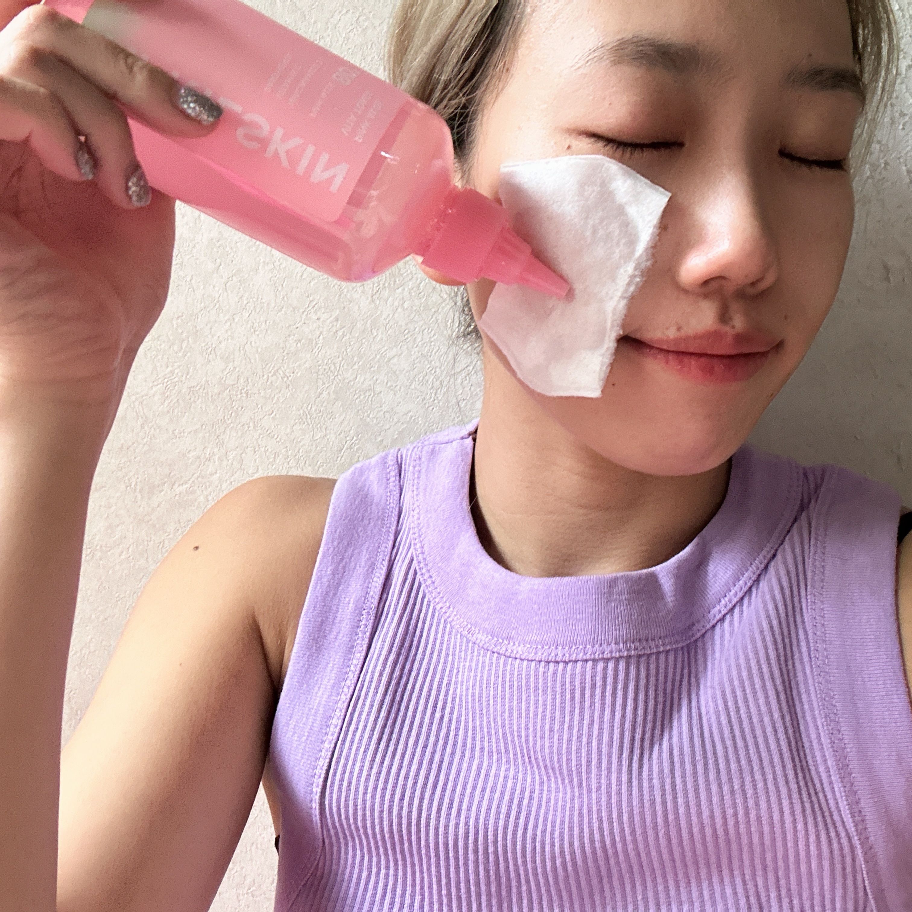 ピンクアロエビタトナー/APRILSKIN/化粧水を使ったクチコミ（2枚目）