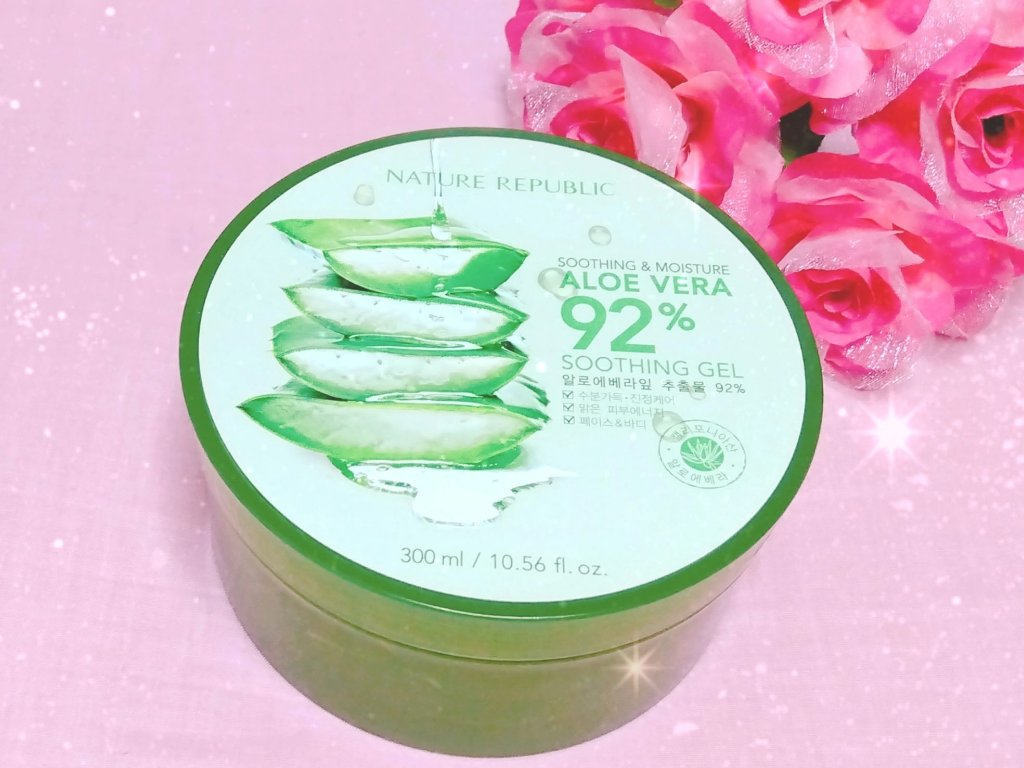 マイルド＆モイスチャーアロエジェル/ネイチャーリパブリック/ボディローションを使ったクチコミ（1枚目）