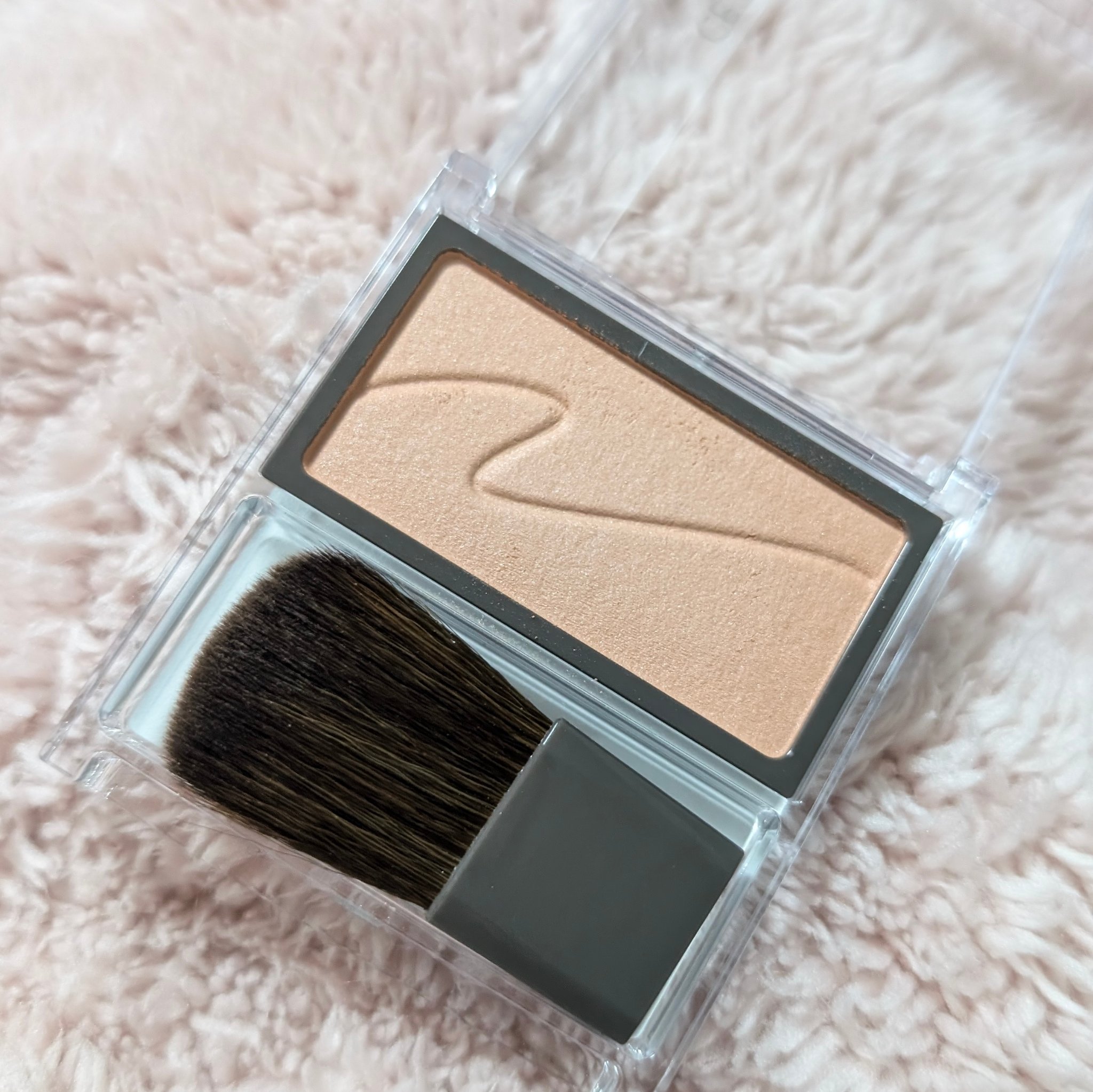 チークブラッシュ/CEZANNE/パウダーチークを使ったクチコミ（2枚目）