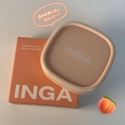 ウォーターグロークッションファンデーション/INGA/クッションファンデーションを使ったクチコミ(4枚目)