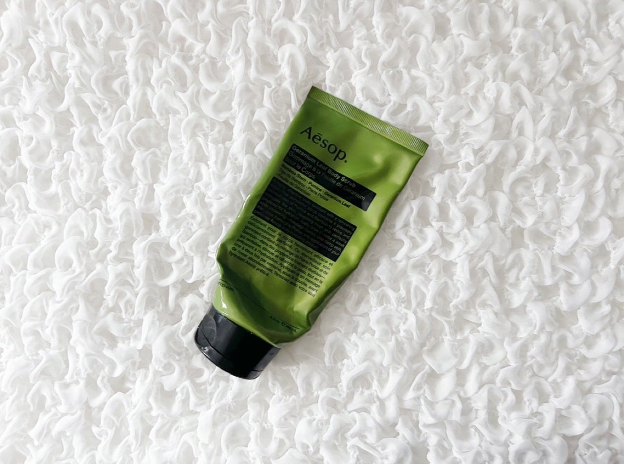 ゼラニウム ボディスクラブ/Aesop/ボディスクラブを使ったクチコミ(1枚目)