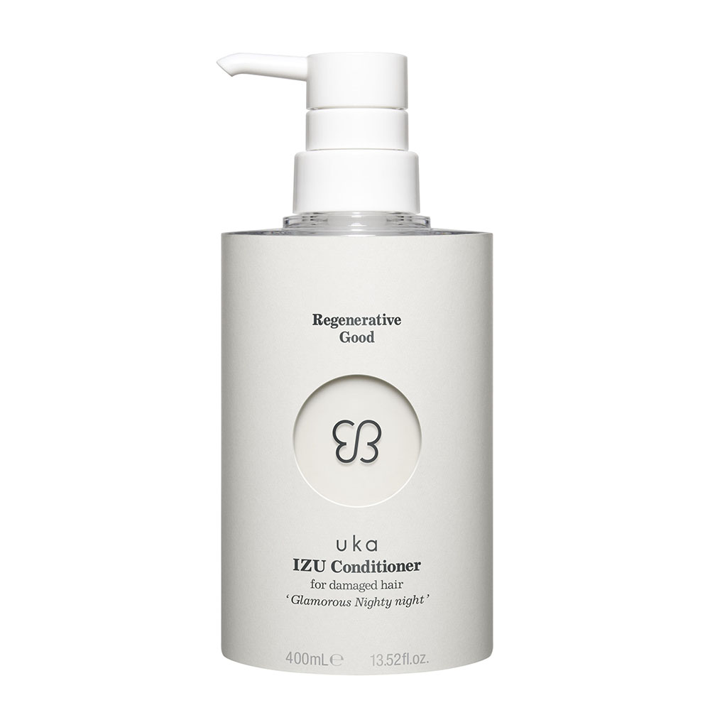 uka IZU Shampoo／Conditioner for damaged hair 'Glamourous Nighty night' コンディショナー ポンプ付き（400ml）