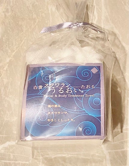 まりこすめ🍶 on LIPS 「#フェイスタオル白雪スクワランうるおいタオルフェイスペーパーも..」(1枚目)