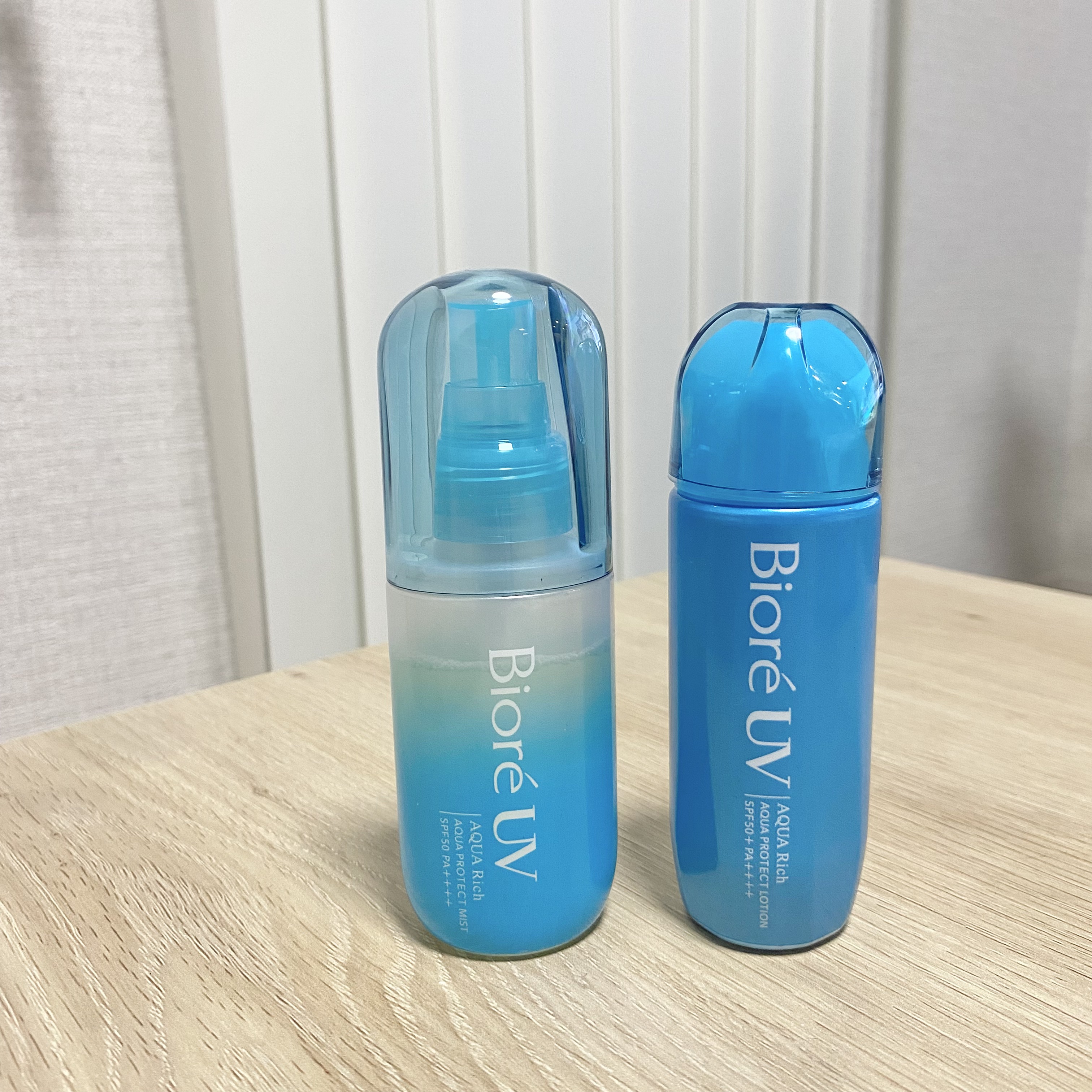 ビオレUV アクアリッチ アクアプロテクトローション(水層パック)/ビオレ/日焼け止めローションを使ったクチコミ（1枚目）