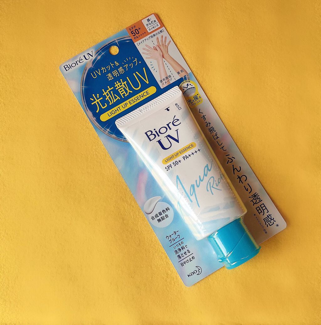 ビオレUV アクアリッチ ライトアップエッセンス/ビオレ/日焼け止めクリームを使ったクチコミ（1枚目）