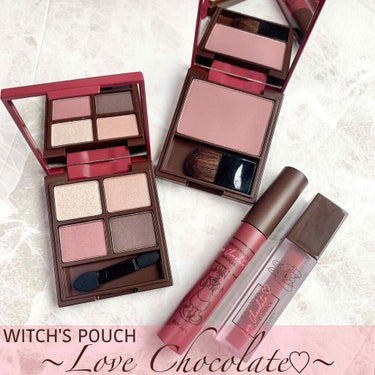 Witch's Pouch Love Chocolate アイシャドウのクチコミ「WITCH'S POUCH×Disney💓
ウィッチズポーチさんから新しく発売になったDisn.....」（1枚目）