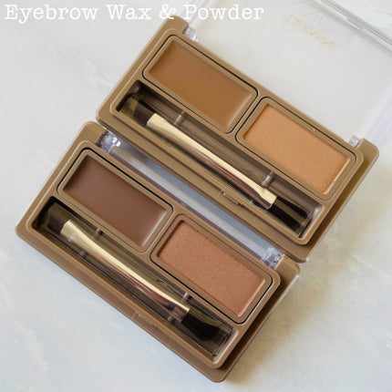 アイブロウワックス&パウダー/CEZANNE/アイブロウを使ったクチコミ(1枚目)