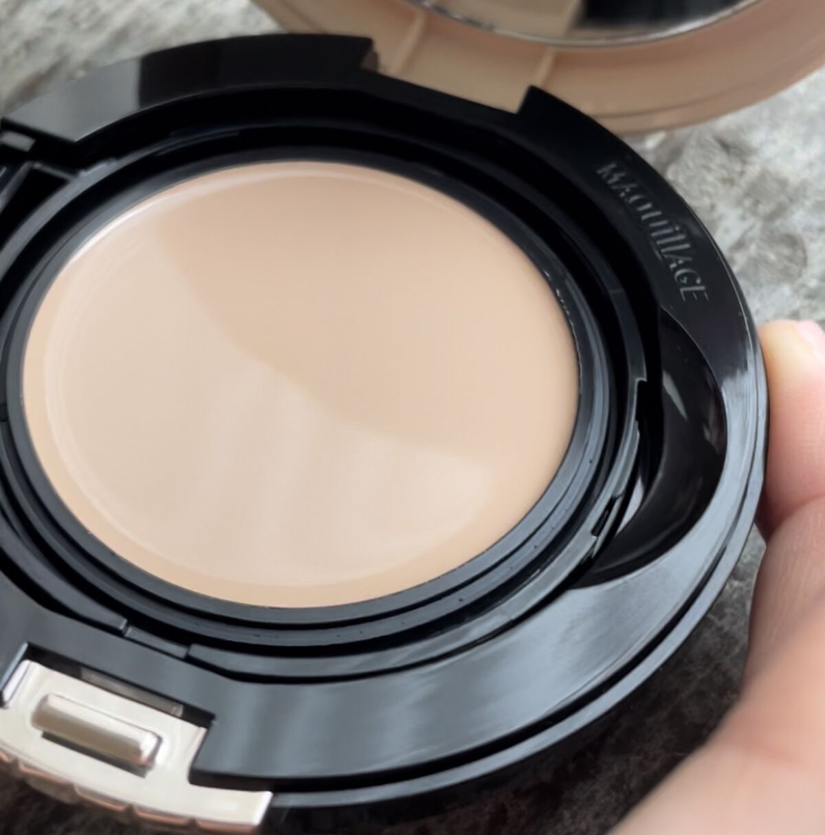 ドラマティッククッションジェリー/マキアージュ/クッションファンデーションを使ったクチコミ（3枚目）