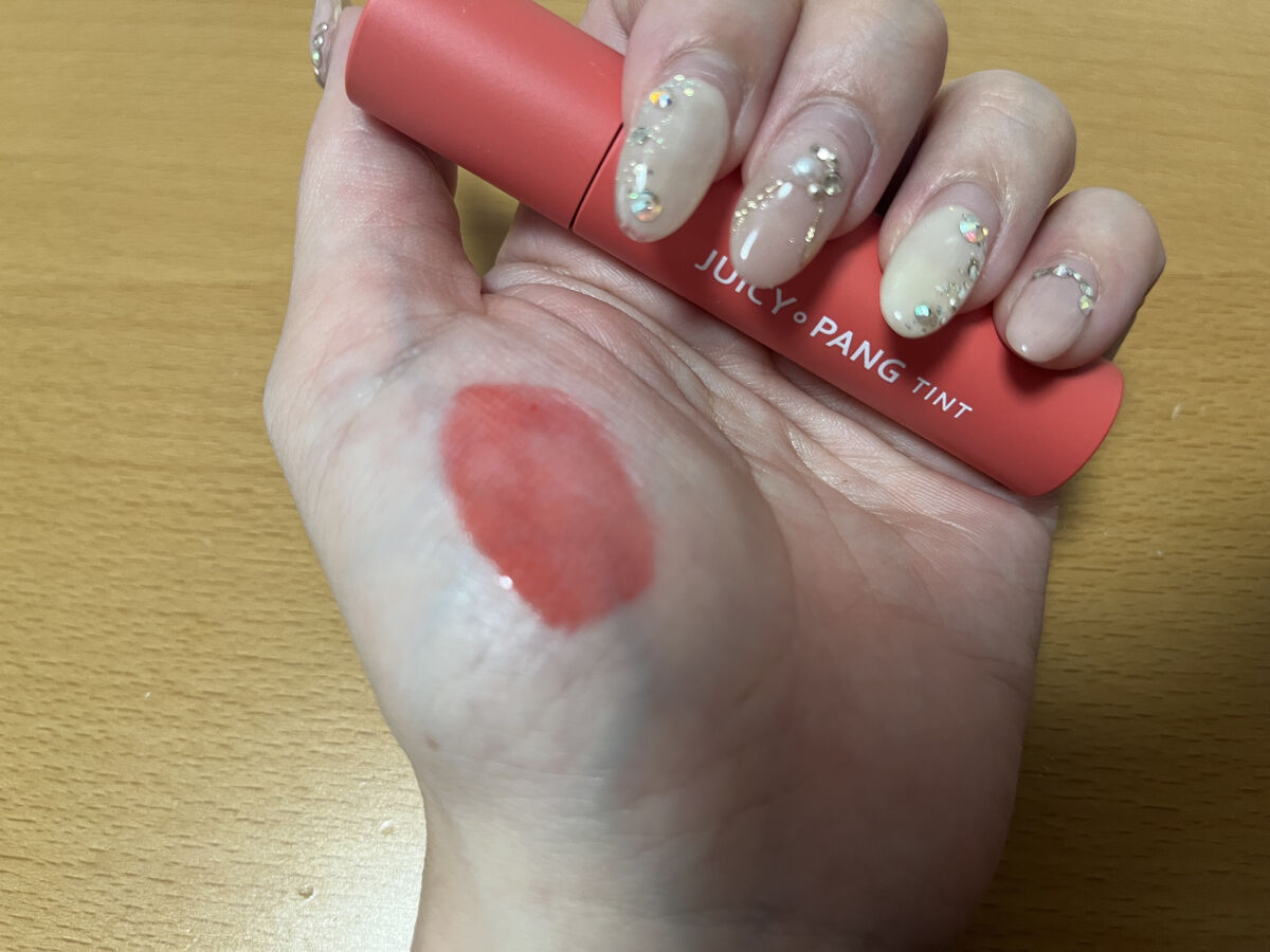 アピュー ジューシーパン ティント #GRAPEFRUIT/A’pieu/リップティントを使ったクチコミ（3枚目）