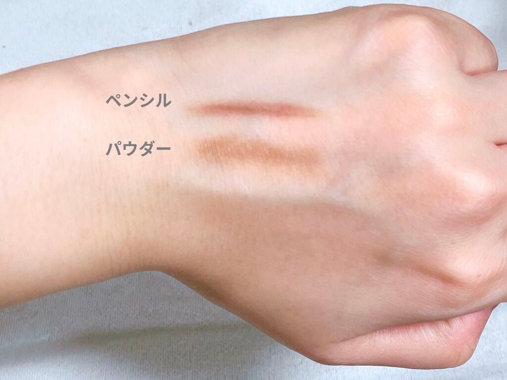 パウダー&ペンシル アイブロウEX/excel/アイブロウペンシルを使ったクチコミ(3枚目)