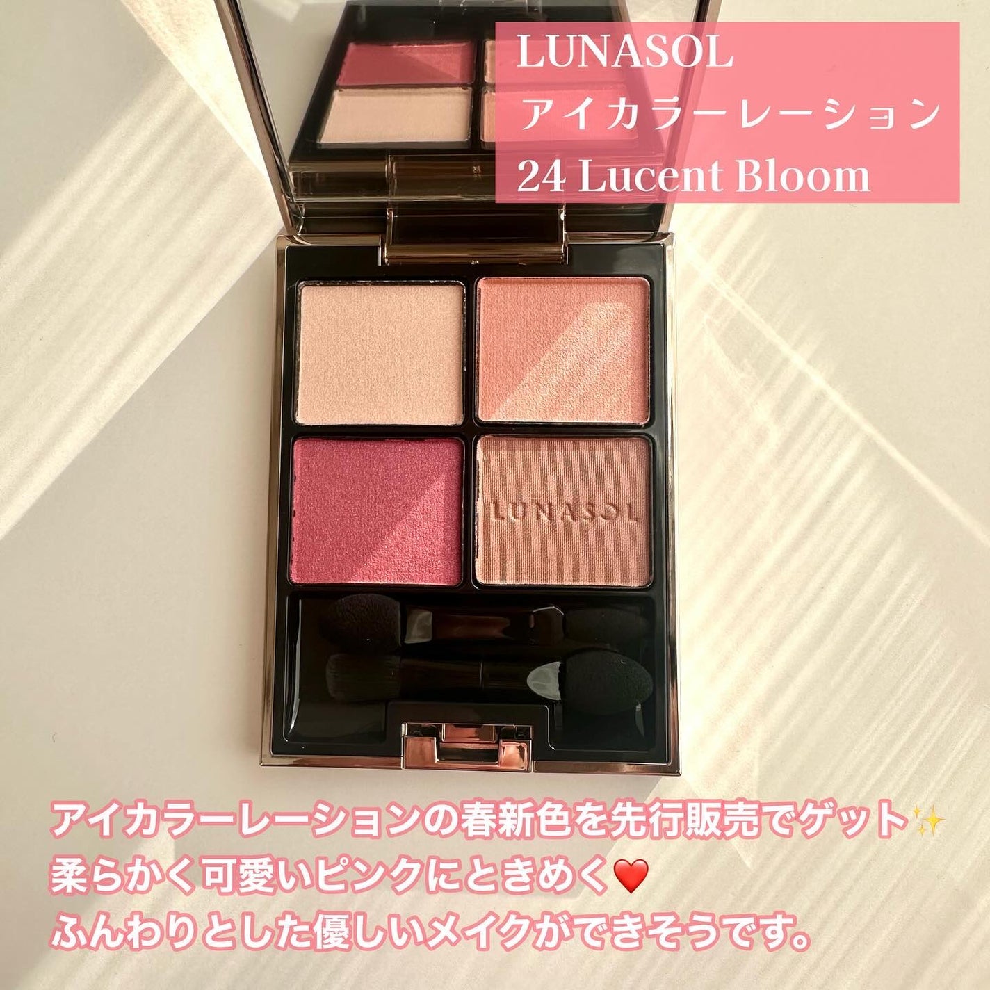 アイカラーレーション/LUNASOL/アイシャドウパレットを使ったクチコミ(2枚目)