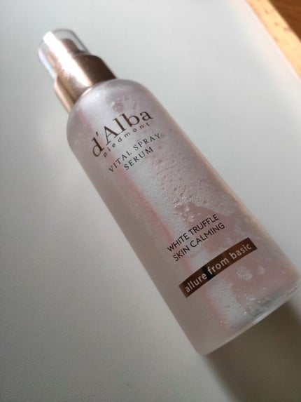 ダルバ ホワイトトリュフバイタルスプレーセラム/ダルバ/ミスト状化粧水を使ったクチコミ(1枚目)