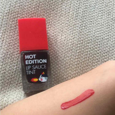 TONYMOLY Hot Edition LIP SAUSE TINTのクチコミ「✨初投稿✨
紹介するのは、periperaのLIP SＡUCE TINT HOTEDITION.....」（2枚目）