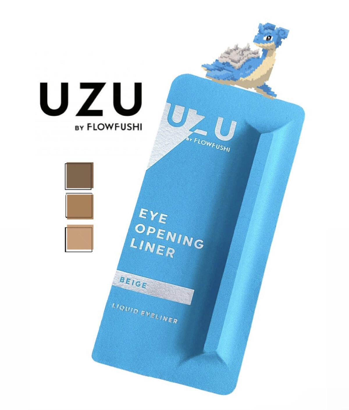 EYE OPENING LINER/UZU BY FLOWFUSHI/リキッドアイライナーを使ったクチコミ（1枚目）