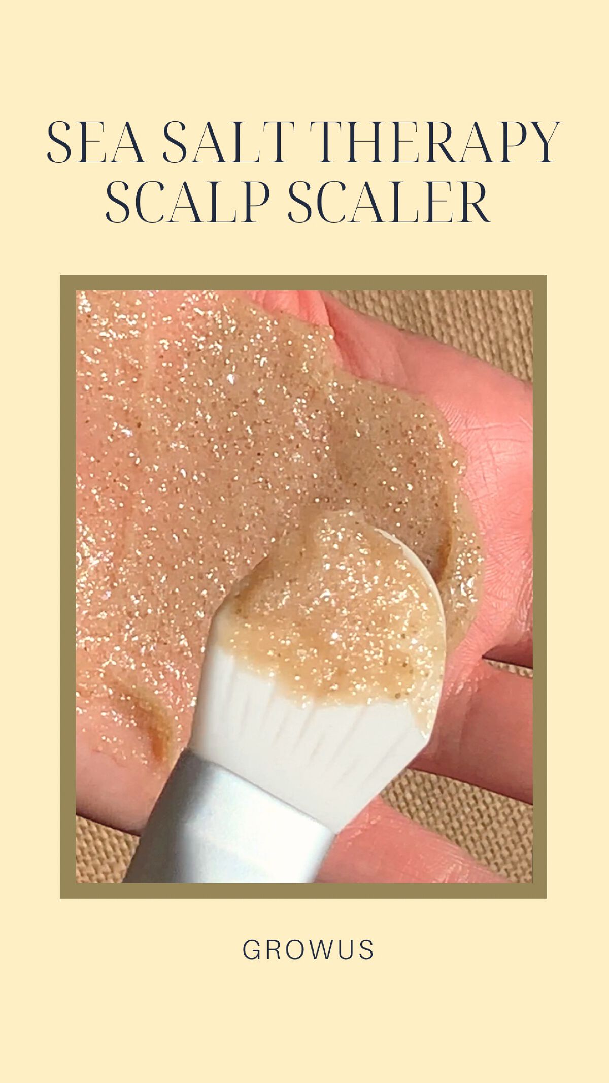 シーソルトセラピースカルプスケーラー/GROWUS/ヘッドスクラブを使ったクチコミ（2枚目）