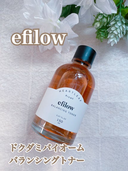 ドクダミバイオームバランシングトナー/efilow/化粧水を使ったクチコミ(1枚目)