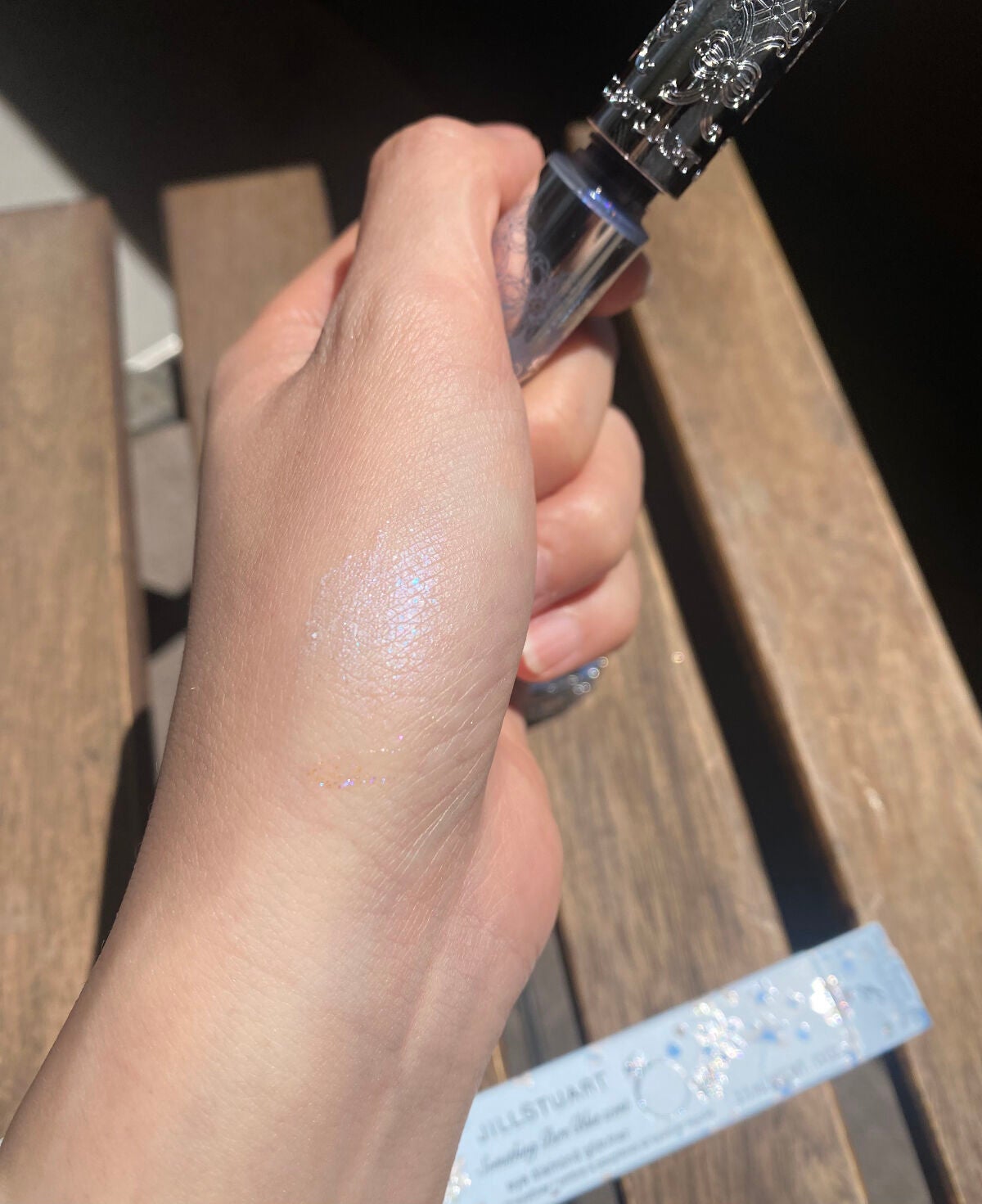 ジルスチュアート クリスタルブルーム ジェリービジュー/JILL STUART/ジェル・クリームアイシャドウを使ったクチコミ(2枚目)