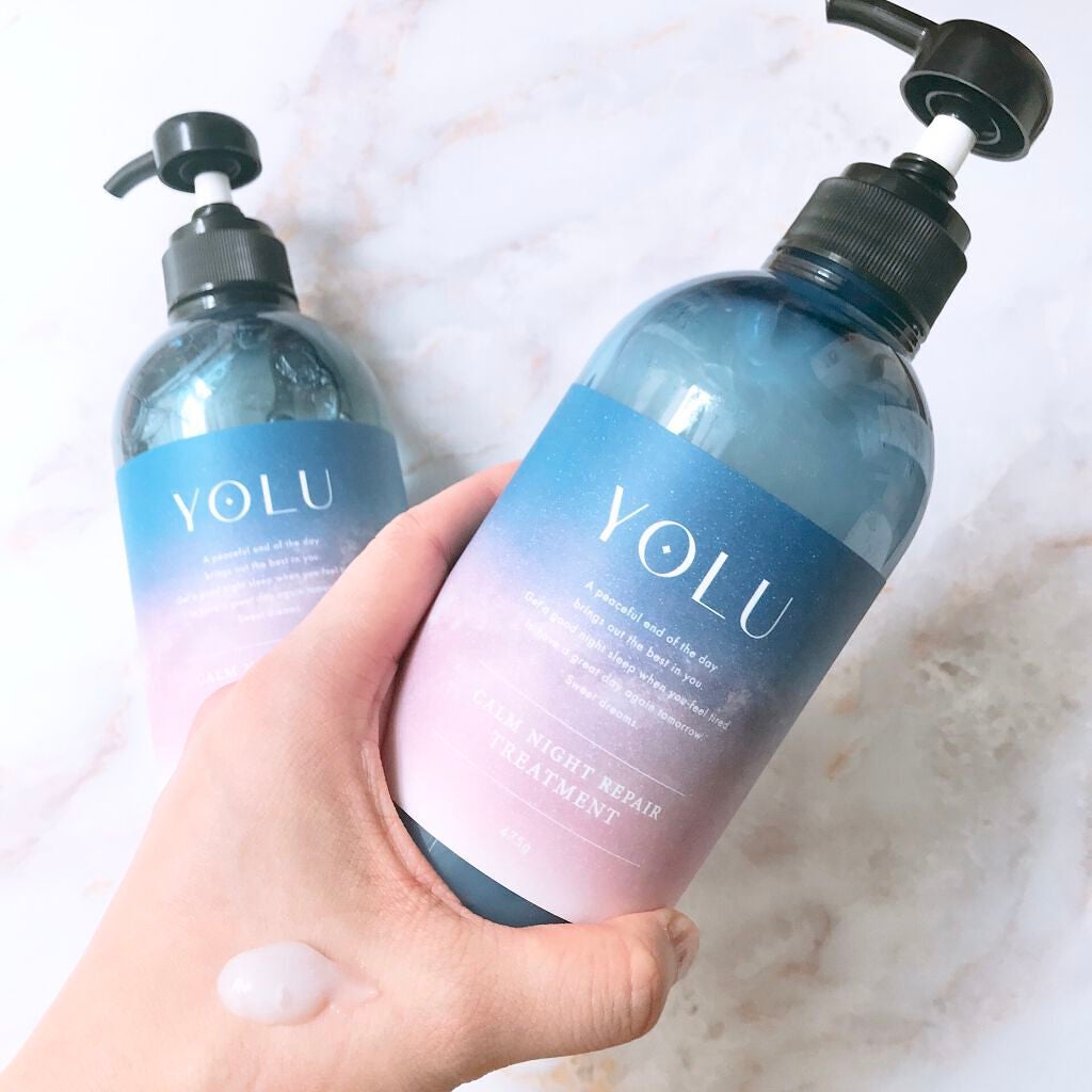 カームナイトリペアシャンプー/トリートメント/YOLU/市販シャンプーを使ったクチコミ(5枚目)