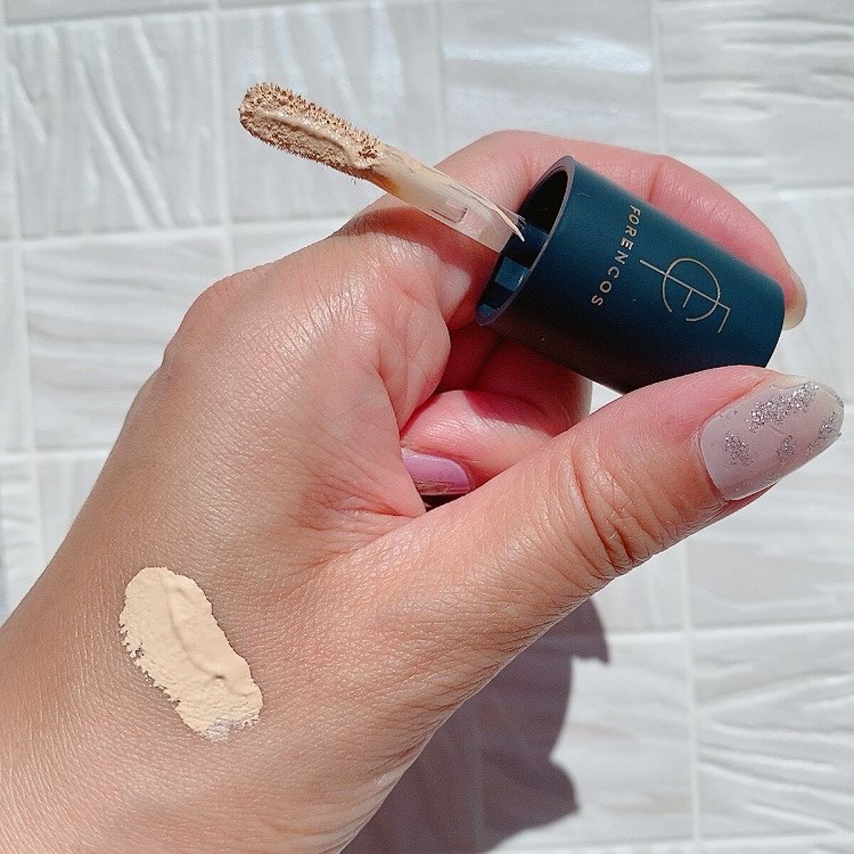 タトゥーウォータープルーフスカーコンシーラー/フォレンコス/リキッドコンシーラーを使ったクチコミ（3枚目）