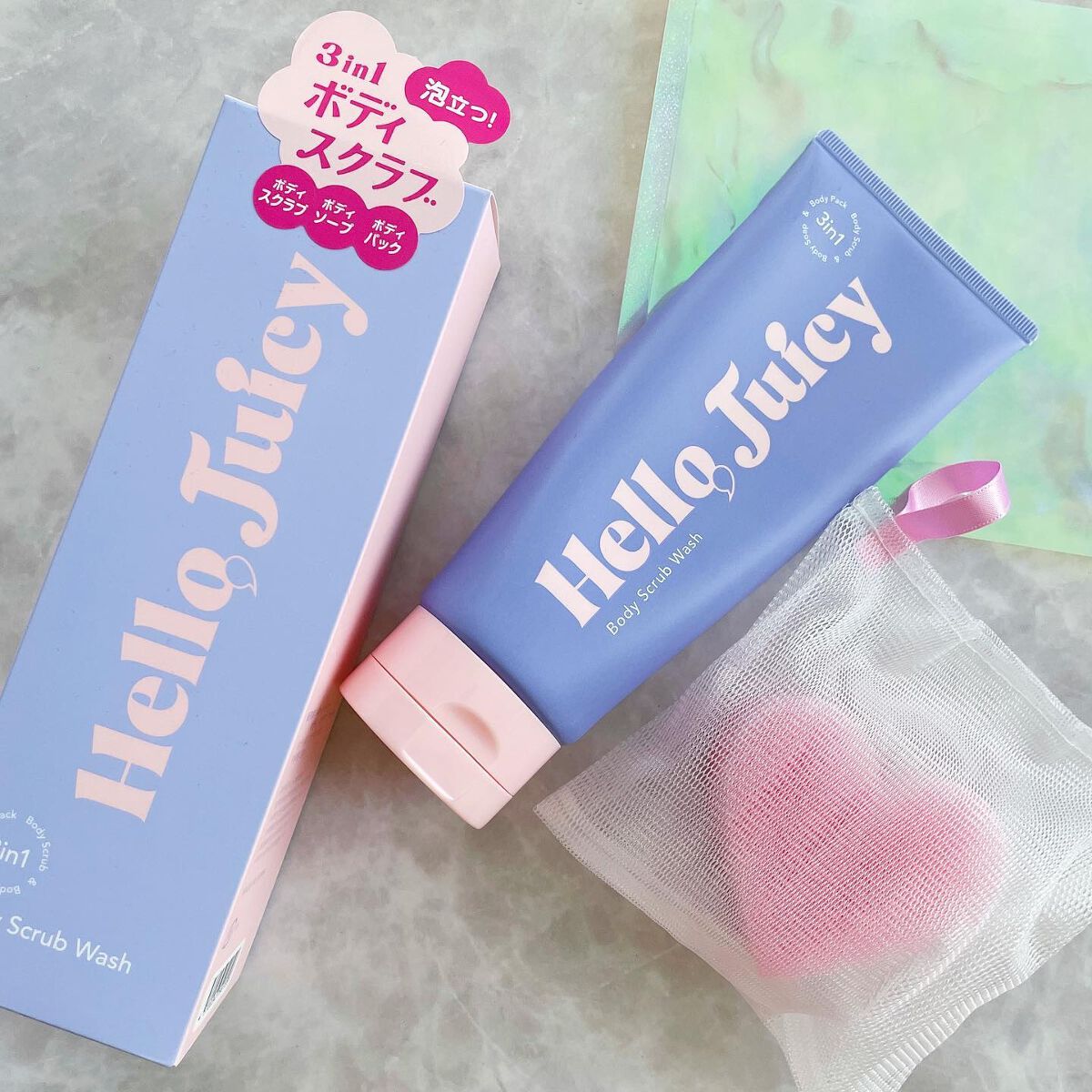 ボディスクラブウォッシュ/Hello Juicy/ボディスクラブを使ったクチコミ(1枚目)