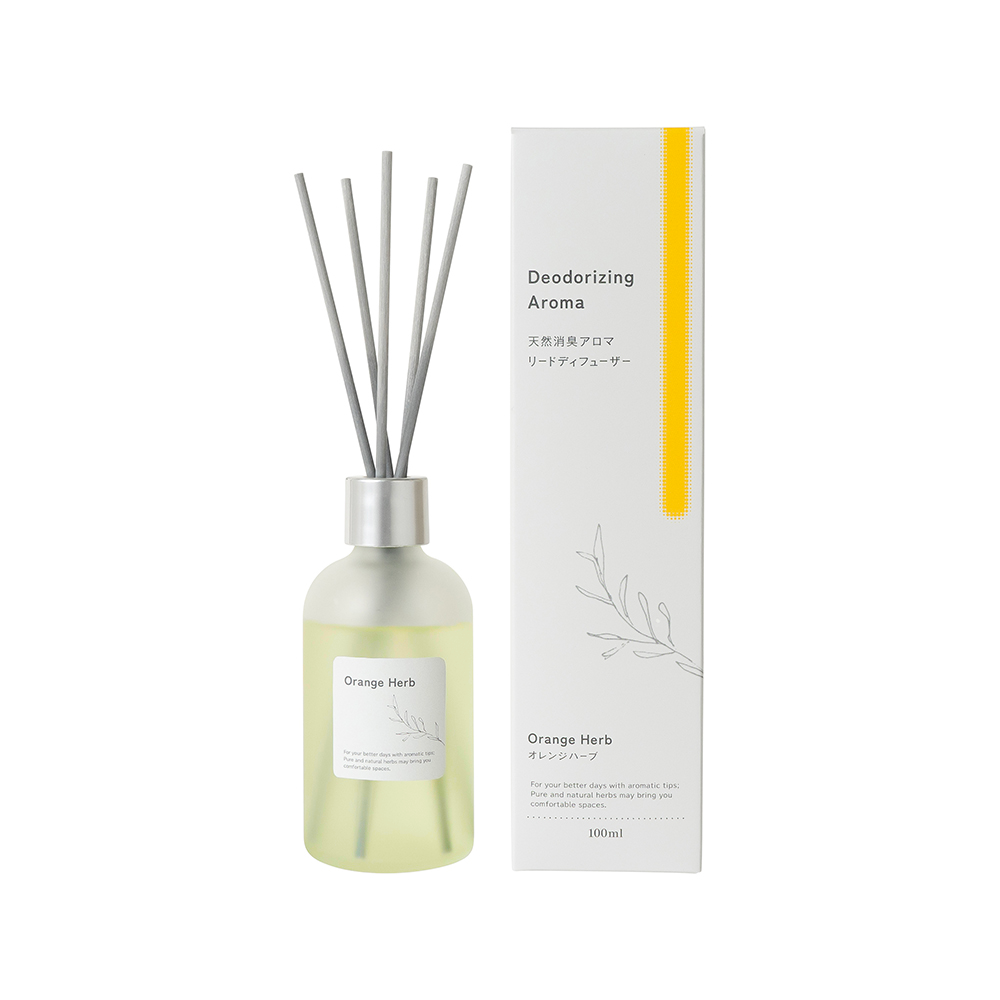 生活の木 天然消臭アロマ リードディフューザー オレンジハーブ