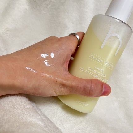 ダブルショットオイルトゥーフォームクレンザー/HAMEL/オイルクレンジングを使ったクチコミ(4枚目)