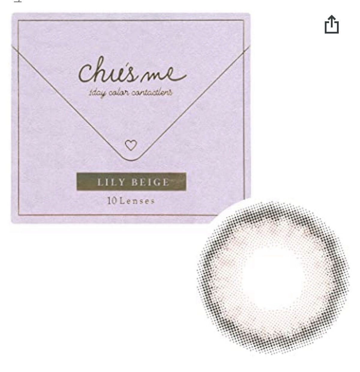 Chu's me 1day/Chu's me/ワンデー（１DAY）カラコンを使ったクチコミ（2枚目）