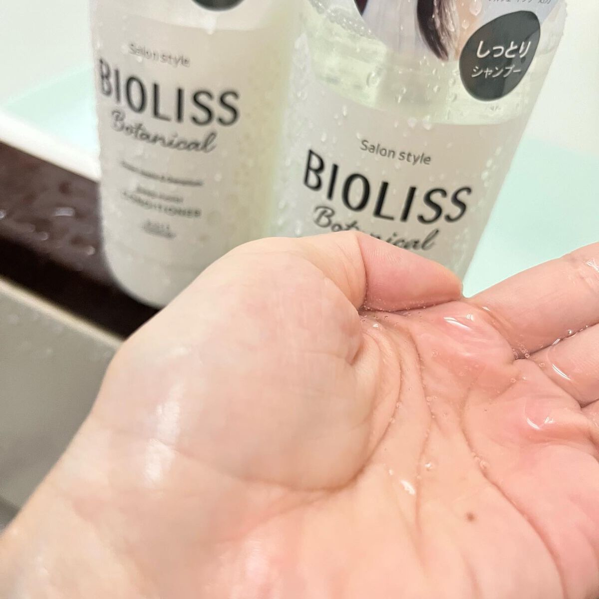 SSビオリス ボタニカル シャンプー/ヘアコンディショナー(ディープモイスト)/SSビオリス/市販シャンプーを使ったクチコミ(3枚目)