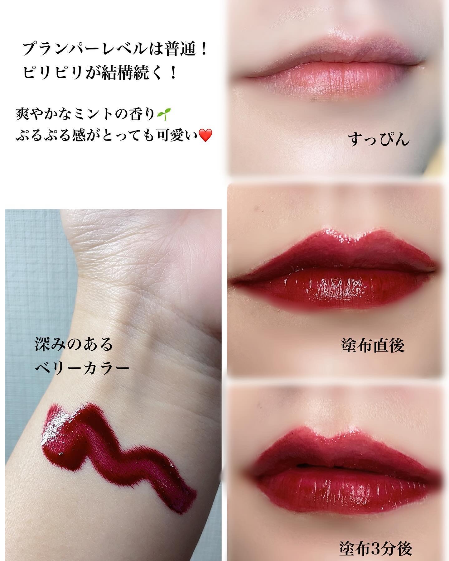 ドトムリッププラスプランパー 09 ウィンターベリー(Winter Berry）/keybo/リッププランパーを使ったクチコミ（2枚目）