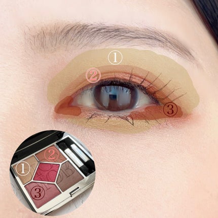 【旧】サンク クルール クチュール/Dior/アイシャドウパレットを使ったクチコミ(3枚目)