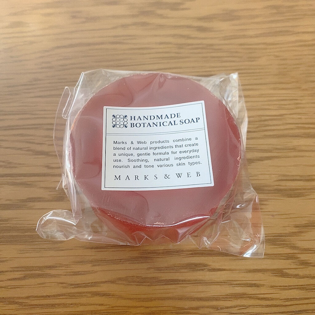 ハンドメイドボタニカルソープ オレンジ/クラリセージ/MARKS&WEB/洗顔石鹸を使ったクチコミ（2枚目）