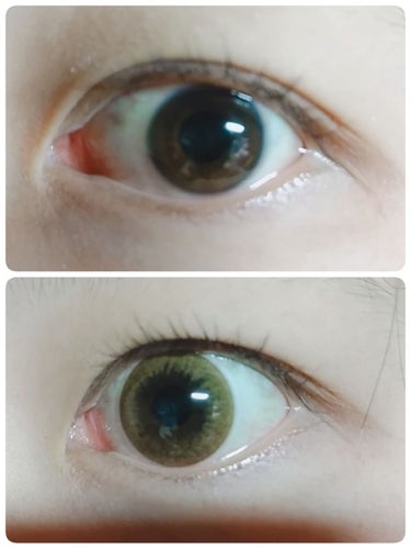 デコラティブアイズ UVモイスト/Decorative Eyes/カラーコンタクトレンズを使ったクチコミ（4枚目）
