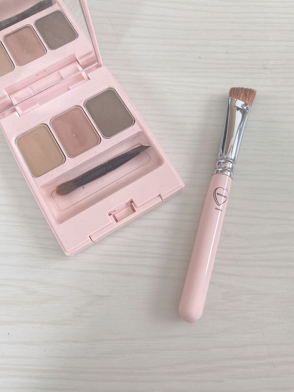 フーミー　アイブロウブラシ 熊野筆/WHOMEE/メイクブラシを使ったクチコミ（2枚目）