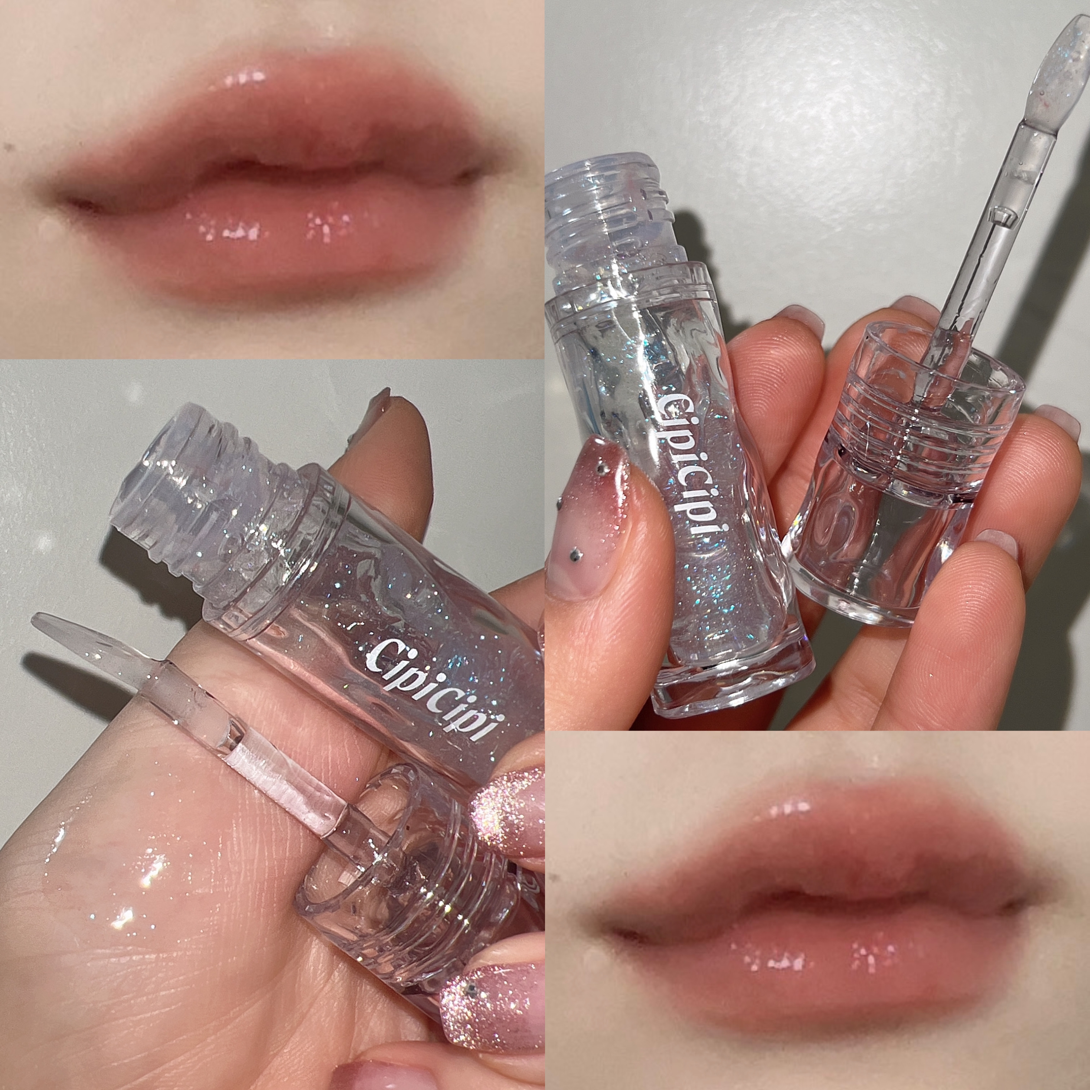 ガラスプランパー 02 みずあめブルー/CipiCipi/リッププランパーを使ったクチコミ（1枚目）