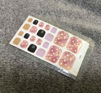 ネイルシール/Qoo10/ネイルシールを使ったクチコミ(1枚目)