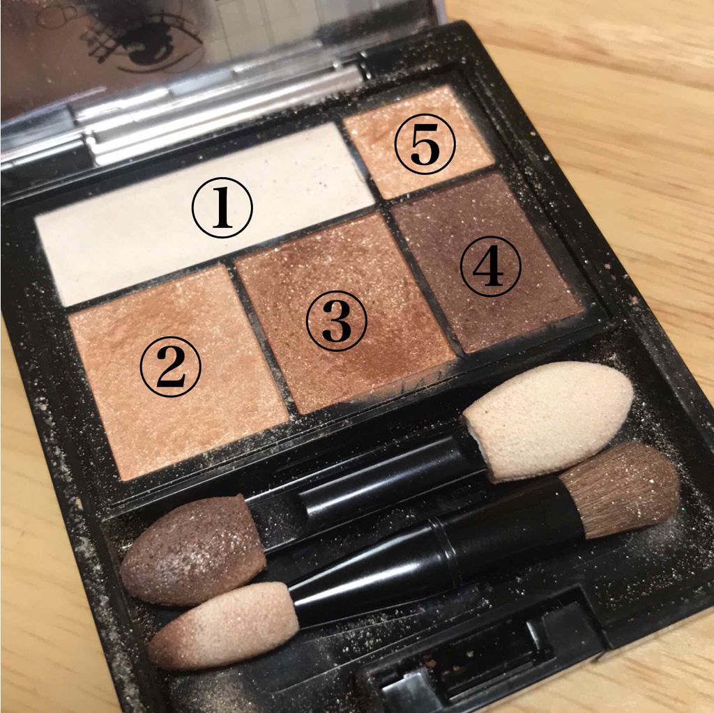 ドラマティックスタイリングアイズ/マキアージュ/アイシャドウパレットを使ったクチコミ(2枚目)