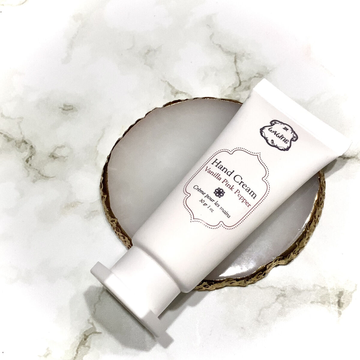 VANILLA PINK PEPPER  ハンドクリーム/Laline/ハンドクリームを使ったクチコミ（2枚目）