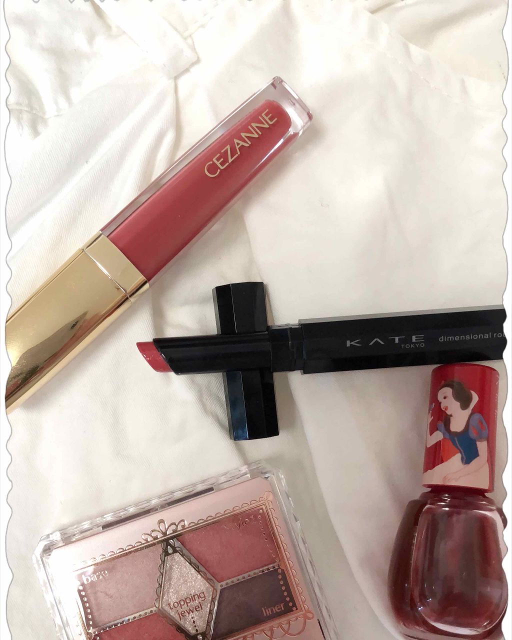 Rie on LIPS 「ボルドー系を秋冬に向けて購入✨セザンヌCT2レッド系キャンメイ..」(1枚目)