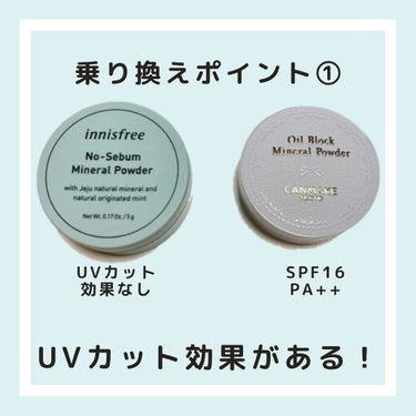 ノーセバム ミネラルパウダー/innisfree/ルースパウダーを使ったクチコミ（2枚目）